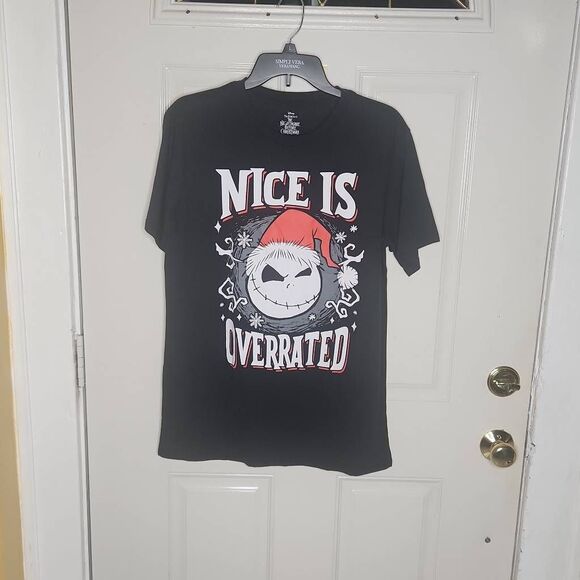 Disney the night before Christmas Nice is overrated tshirt men's size M - Picture 1 of 3